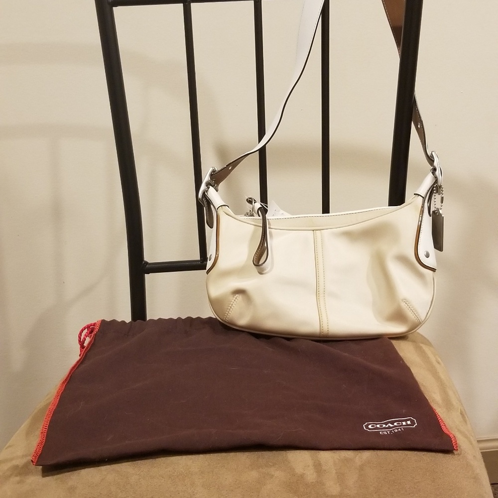 Coach Small Cream Handbag